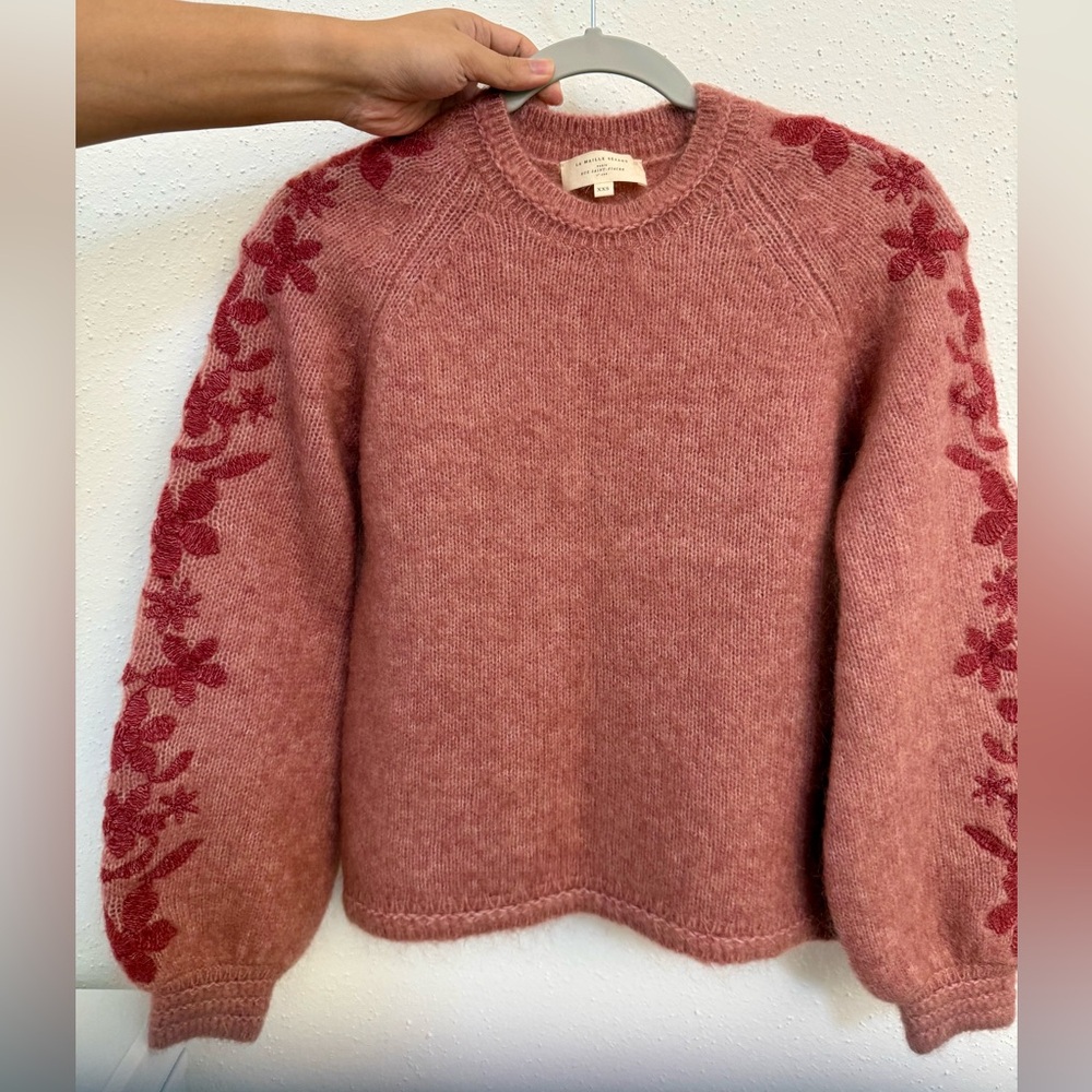 Sezane Candice Jumper Rosewood - Size XXS